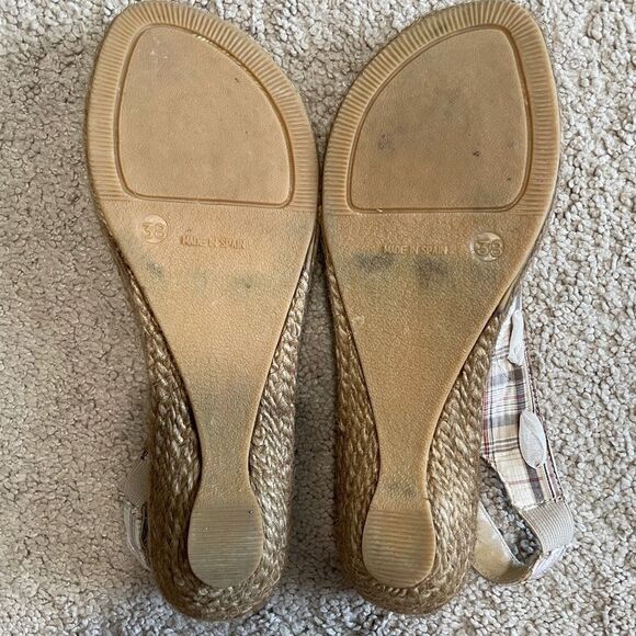 Eric Michael Silk Slingback Espadrilles Sz. 38/7.5 - Picture 5 of 6